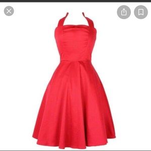 Price Drop!! NWT Halter top “Pin-up” dress